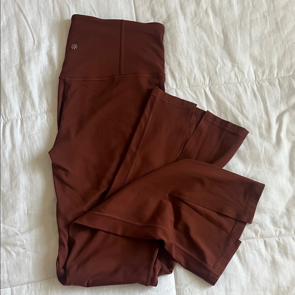 Athleta Elation Split Flare Pant in Espresso